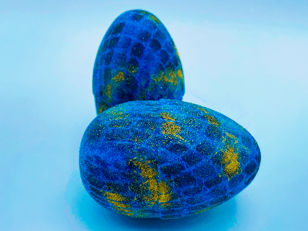 Dino Egg Kids Bath Bomb with Toy Inside - Berwyn Betty's Bath & Body Shop