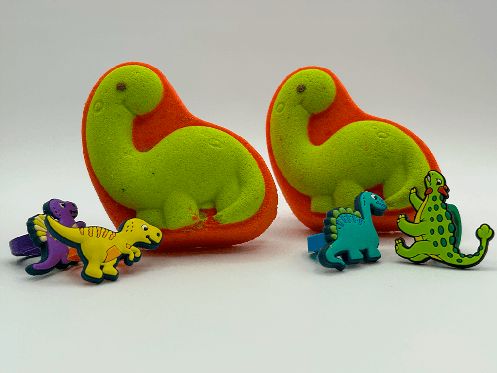 Dinosaur Bath Bomb Collection Box – 6 ct - Berwyn Betty's Bath & Body Shop