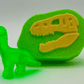 Dinosaur Fossil Kids Bath Bomb with Crystal Dinosaur Figure Inside - Berwyn Betty's Bath & Body Shop