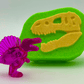 Dinosaur Fossil Kids Bath Bomb with Crystal Dinosaur Figure Inside - Berwyn Betty's Bath & Body Shop