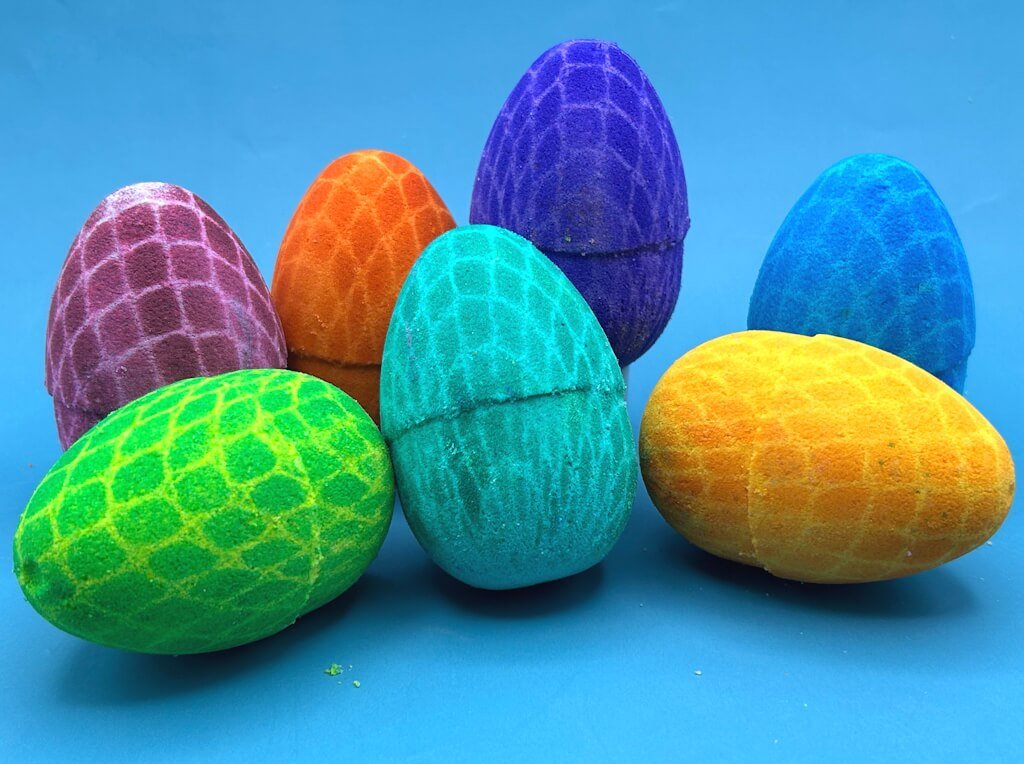 Dragon Egg Kids Bath Bomb with Dragon Toy Inside - Berwyn Betty's Bath & Body Shop