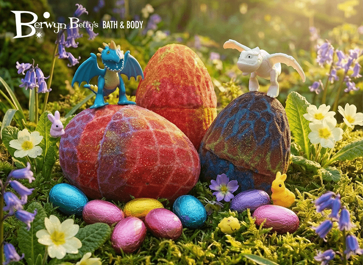 Dragon Egg Kids Bath Bomb with Toy Inside - Berwyn Betty's Bath & Body Shop