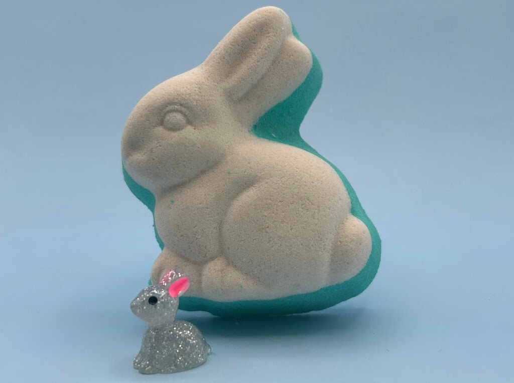 Easter Bunny Kids Bath Bomb with Sparkle Bunny Toy Inside - Berwyn Betty's Bath & Body Shop