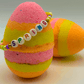 Easter Egg Kids Bath Bomb with Easter Bracelet Inside - Berwyn Betty's Bath & Body Shop
