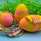 Easter Egg Kids Bath Bomb with Easter Bracelet Inside - Berwyn Betty's Bath & Body Shop