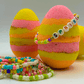 Easter Egg Kids Bath Bomb with Easter Bracelet Inside - Berwyn Betty's Bath & Body Shop