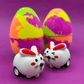 Easter Kids Bath Bomb with Pullback Bunny Racer Toy Inside - Berwyn Betty's Bath & Body Shop