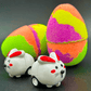 Easter Kids Bath Bomb with Pullback Bunny Racer Toy Inside - Berwyn Betty's Bath & Body Shop
