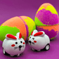 Easter Kids Bath Bomb with Pullback Bunny Racer Toy Inside - Berwyn Betty's Bath & Body Shop
