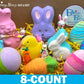 Easter Kids Bath Bombs Collection Box with Holiday Themed Toys Inside - 8 ct - Berwyn Betty's Bath & Body Shop