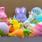 Easter Kids Bath Bombs Collection Box with Holiday Themed Toys Inside - 8 ct - Berwyn Betty's Bath & Body Shop