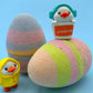 Easter Rainbow Egg Bath Bomb Gift Box with Toy Ducks Inside - 4 ct - Berwyn Betty's Bath & Body Shop