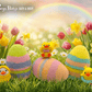 Easter Rainbow Egg Bath Bomb with Toy Duck Inside - Berwyn Betty's Bath & Body Shop