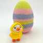 Easter Rainbow Egg Bath Bomb with Toy Duck Inside - Berwyn Betty's Bath & Body Shop