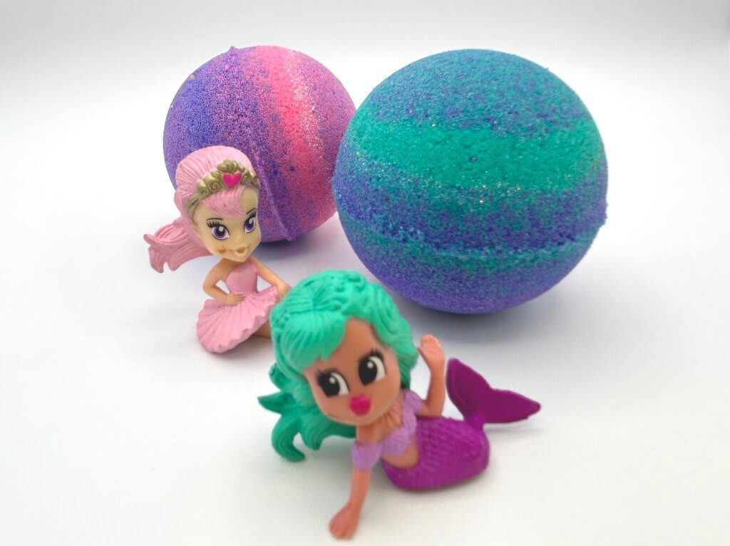 Enchanted Kids Bath Bomb Gift Box with Toy Figurines Inside - 4 ct - Berwyn Betty's Bath & Body Shop