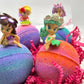 Enchanted Kids Bath Bomb Gift Box with Toy Figurines Inside - 4 ct - Berwyn Betty's Bath & Body Shop