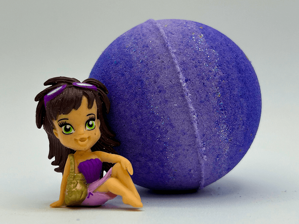 Enchanted Themed Kids Bath Bomb Gift Box with Toy Figurines Inside - 4 ct - Berwyn Betty's Bath & Body Shop