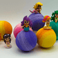 Enchanted Themed Kids Bath Bomb Gift Box with Toy Figurines Inside - 4 ct - Berwyn Betty's Bath & Body Shop