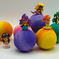 Enchanted Themed Kids Bath Bomb Gift Box with Toy Figurines Inside - 4 ct - Berwyn Betty's Bath & Body Shop