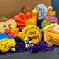 FALL Bath Bombs Gift Box for Kids - 6 Count with Surprise Holiday Themed Toys Inside - Berwyn Betty's Bath & Body Shop