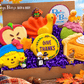 FALL Bath Bombs Gift Box for Kids - 6 Count with Surprise Holiday Themed Toys Inside - Berwyn Betty's Bath & Body Shop