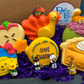 FALL Bath Bombs Gift Box for Kids - 6 Count with Surprise Holiday Themed Toys Inside - Berwyn Betty's Bath & Body Shop