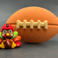 Fall Football Bath Bomb for Kids with Football Themed Turkey Figure Inside - Berwyn Betty's Bath & Body Shop