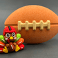 Fall Football Bath Bomb for Kids with Football Themed Turkey Figure Inside - Berwyn Betty's Bath & Body Shop