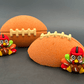 Fall Football Bath Bomb for Kids with Football Themed Turkey Figure Inside - Berwyn Betty's Bath & Body Shop