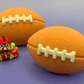 Fall Football Bath Bomb for Kids with Football Themed Turkey Figure Inside - Berwyn Betty's Bath & Body Shop