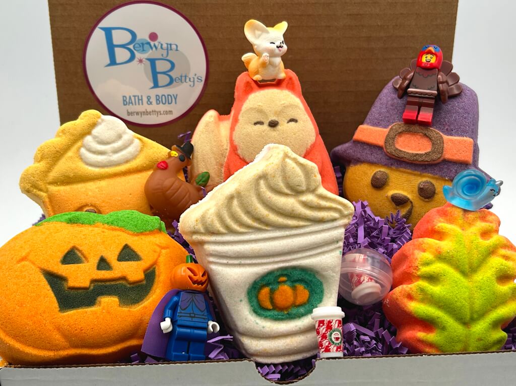 FALL Kids Bath Bomb Collection Box - 6 ct - Berwyn Betty's Bath & Body Shop