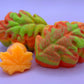 Fall Leaf Kids Bath Bomb with Squishy Leaf Toy Inside - Berwyn Betty's Bath & Body Shop
