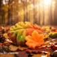 Fall Leaf Kids Bath Bomb with Squishy Leaf Toy Inside - Berwyn Betty's Bath & Body Shop