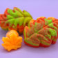 Fall Leaf Kids Bath Bomb with Squishy Leaf Toy Inside - Berwyn Betty's Bath & Body Shop