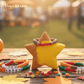 Fall Star Kids Bath Bomb with Fall - Themed Bracelet Inside - Berwyn Betty's Bath & Body Shop