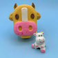 Farm Cow Kids Bath Bomb with Cow Figure Toy Inside - Berwyn Betty's Bath & Body Shop