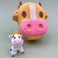 Farm Cow Kids Bath Bomb with Cow Figure Toy Inside - Berwyn Betty's Bath & Body Shop