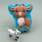 Farm Goat Kids Bath Bomb with Goat Figure Toy Inside - Berwyn Betty's Bath & Body Shop