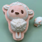Farm Lamb Kids Bath Bomb with Sheep Figure Toy Inside - Berwyn Betty's Bath & Body Shop