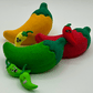 Farmer's Market Pepper Kids Bath Bomb with Animated Pepper Figurine Inside - Berwyn Betty's Bath & Body Shop