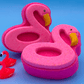 Flamingo Floatie Kids Bath Bomb with Flamingo Toy Inside - Berwyn Betty's Bath & Body Shop