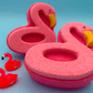 Flamingo Floatie Kids Bath Bomb with Flamingo Toy Inside - Berwyn Betty's Bath & Body Shop