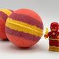 FLASH Kids Bath Bomb with Flash Minifigure Toy Inside - Limited Edition - Berwyn Betty's Bath & Body Shop