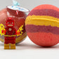 FLASH Kids Bath Bomb with Flash Minifigure Toy Inside - Limited Edition - Berwyn Betty's Bath & Body Shop