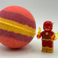 FLASH Kids Bath Bomb with Flash Minifigure Toy Inside - Limited Edition - Berwyn Betty's Bath & Body Shop