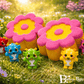 Flower Kids Bath Bomb with Cute Dragon Toy Inside - Berwyn Betty's Bath & Body Shop