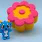 Flower Kids Bath Bomb with Cute Dragon Toy Inside - Berwyn Betty's Bath & Body Shop