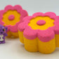 Flower Kids Bath Bomb with Cute Dragon Toy Inside - Berwyn Betty's Bath & Body Shop