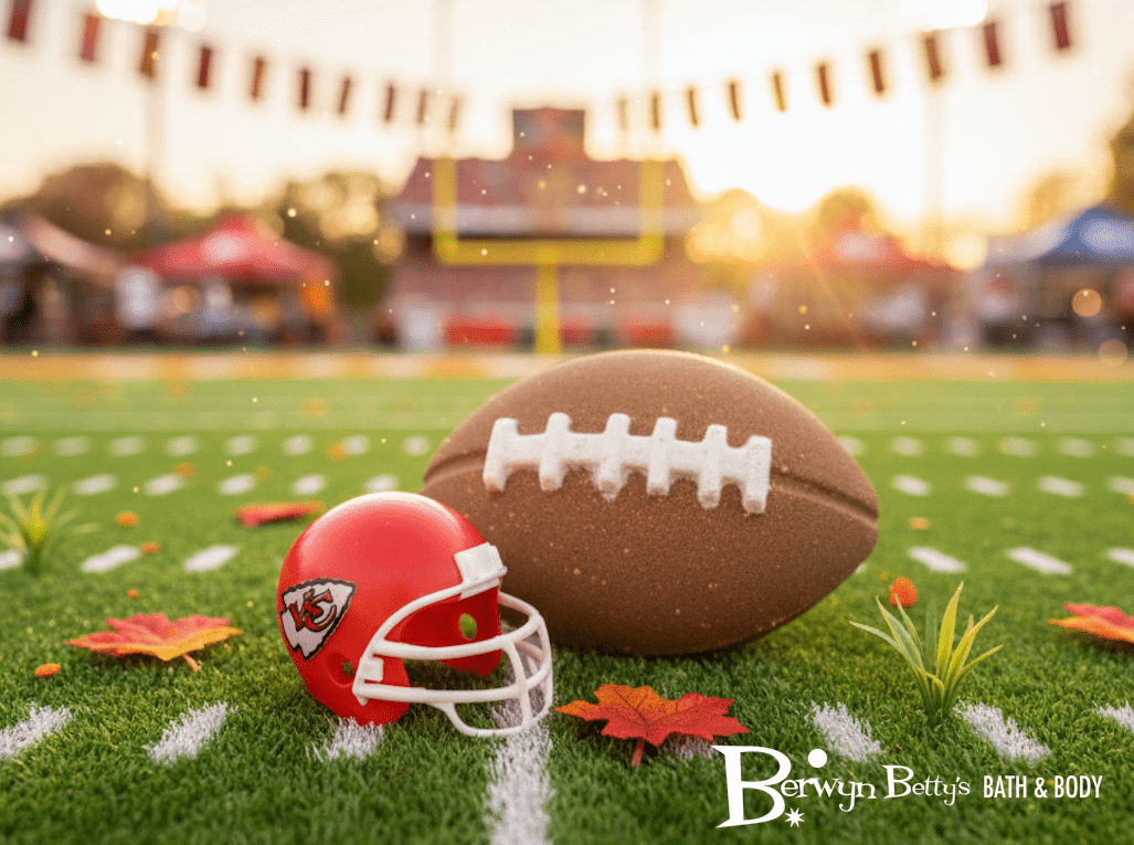 Football Kids Bath Bomb with Toy Inside - Berwyn Betty's Bath & Body Shop