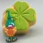 Four - Leaf Clover Bath Bomb with Leprechaun Toy Inside - Berwyn Betty's Bath & Body Shop